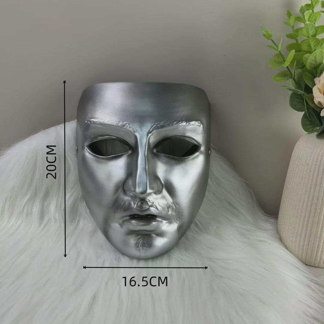 Handgemaakte Resin Masker: Halloween, Easter & Cosplay - Baldwin IV Stijl