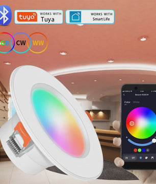 Slimme LED Inbouwspot: Dimbaar & Kleurtemperatuur Instelbaar (3000K-6000K) voor Huis & Kantoor