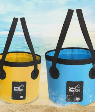 12L/20L Opvouwbare Emmer - Draagbare Wasbak voor Buiten, Auto & Reizen