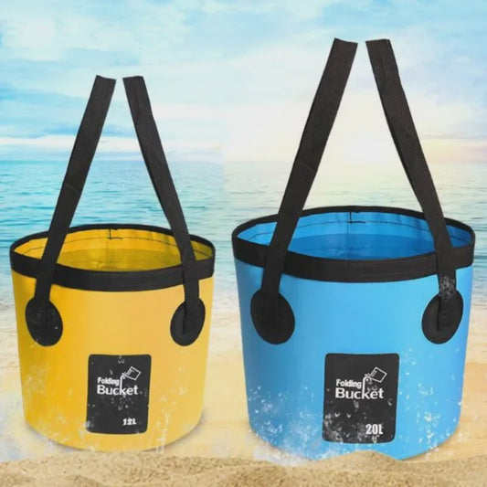 12L/20L Opvouwbare Emmer - Draagbare Wasbak voor Buiten, Auto & Reizen