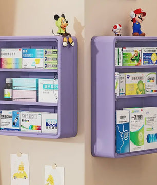 Wandmontage Medicijnkast Organizer - Transparant, Grote Capaciteit Medicijnopslag