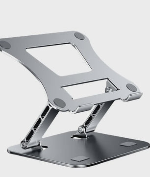 Verstelbare Laptopstandaard Carbon Staal - Tot 17 Inch - Opvouwbaar & Koelend
