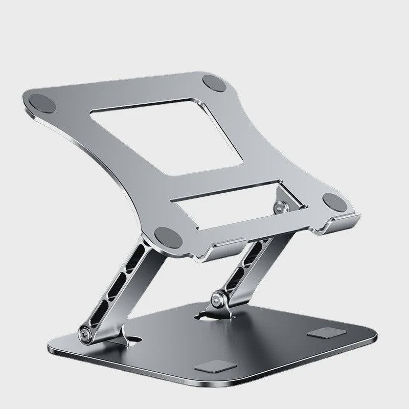 Verstelbare Laptopstandaard Carbon Staal - Tot 17 Inch - Opvouwbaar & Koelend