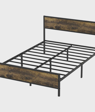 Industrieel Stalen Bedframe 90x200/140x200 cm met 27cm Vrije Ruimte - Vintage Design