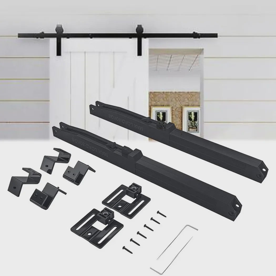 Soft Close Demper Systeem voor Barn Door Schuifdeuren - Vloeiende en Stille Sluiting