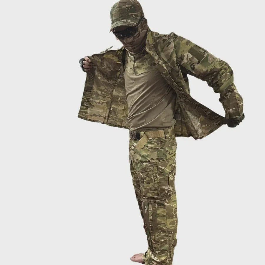 3-delig Tactisch Camouflage Trainingspak Heren - RU CP EMR VKPO Stijl