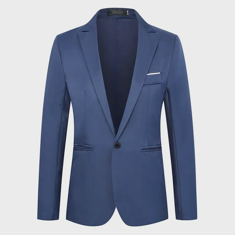 Luxe Heren Blazer - Slim Fit Zakelijk Casual Jasje