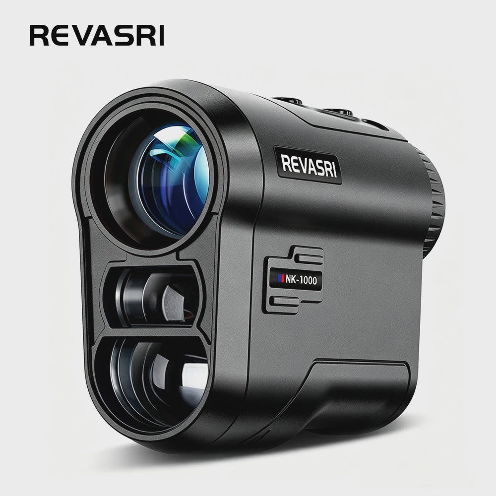 REVASRI Golf Laser Afstandsmeter 1000M met Slope Compensatie, Flag Lock & Type-C Opladen