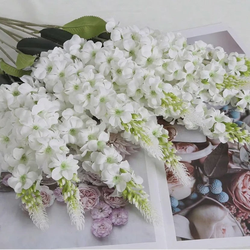 Set van 5 Kunstbloemen Hyacint Trossen - Realistische Decoratie