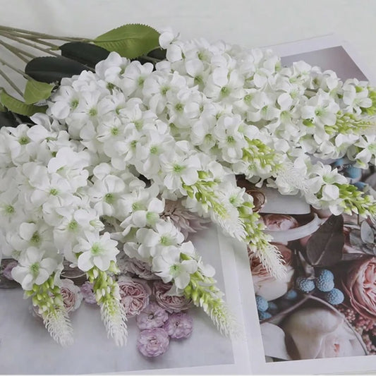 Set van 5 Kunstbloemen Hyacint Trossen - Realistische Decoratie