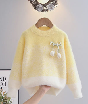 Schattige Gebreide Trui voor Meisjes - Elegante Winterkleding voor Kinderen