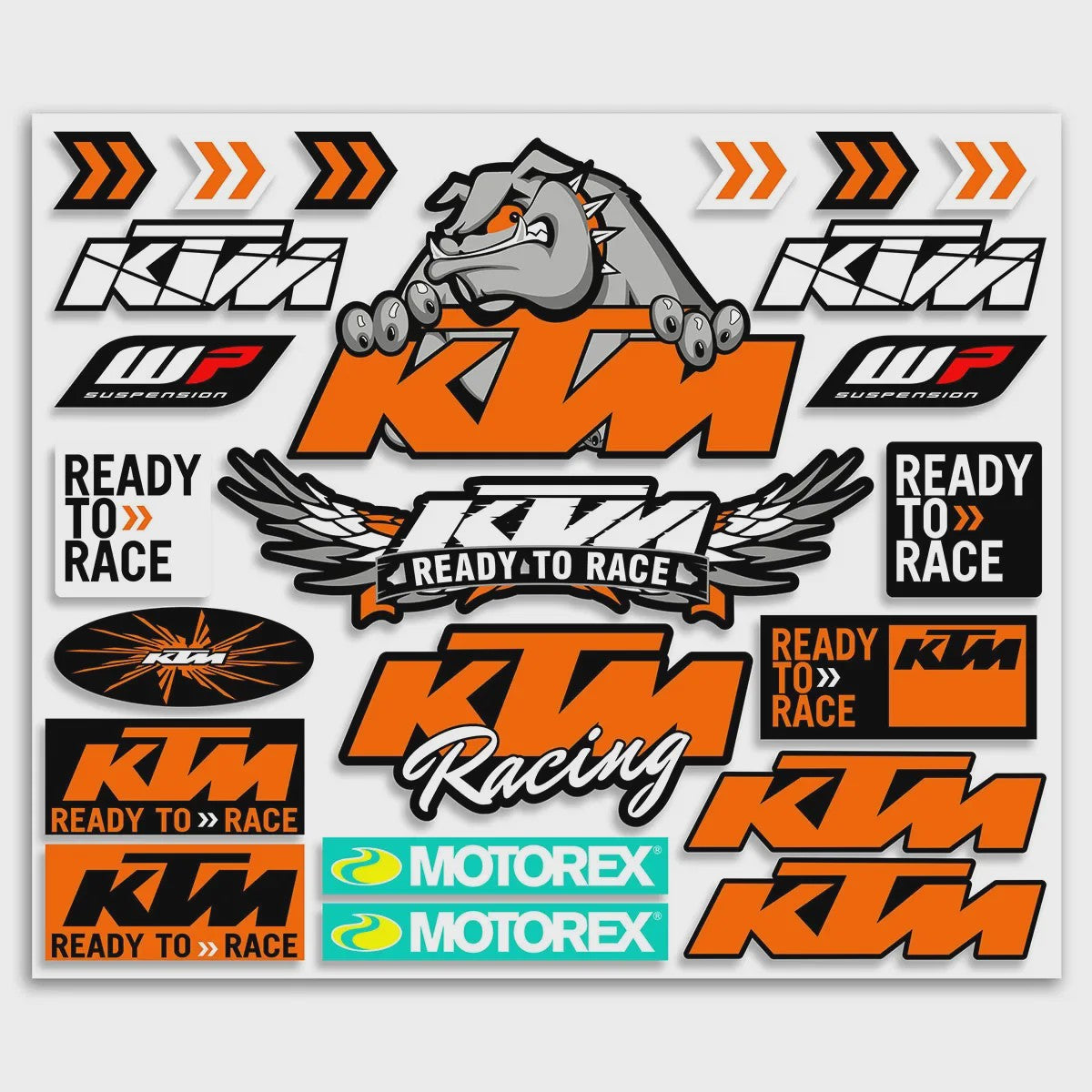 KTM Motor Stickers Set - Decoratieve Vinyl Decals voor Duke Modellen