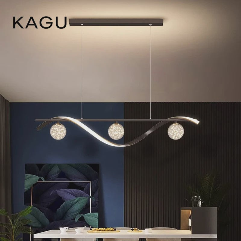 Moderne LED Plafondlamp met Dimfunctie - Stijlvolle Verlichting voor Eettafel & Keuken