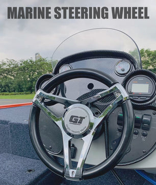 GT Marine Stuurwiel voor Buitenboordmotor - Polyamide & Chroom