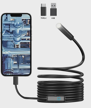 7mm Type-C Android Endoscoop Camera - Waterdicht met 6 LED's