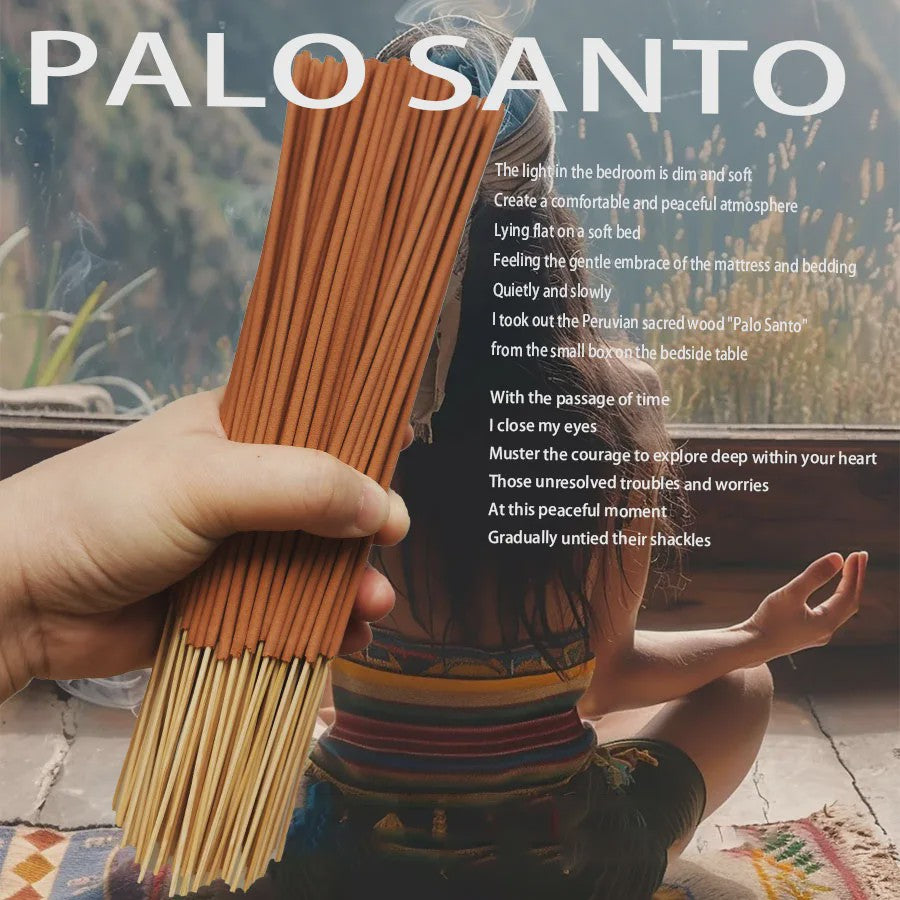 Premium Palo Santo Wierookstokjes - 30/80 Stuks voor Yoga, Meditatie & Zuivering