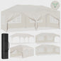 Pop-Up Partytent 3x6m - Verstelbaar, Waterdicht Paviljoen met 6 Zijwanden voor Tuin & Outdoor