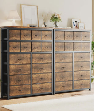 Ladekast met 16 Lades - Hoge Commode Organizer voor Slaapkamer