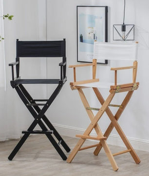 Opvouwbare Houten Regisseursstoel met Canvas Zitting - Draagbaar & Stijlvol
