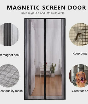 Magnetisch Deurgordijn Anti-Mug - Automatisch Sluitend, Insectenwerend