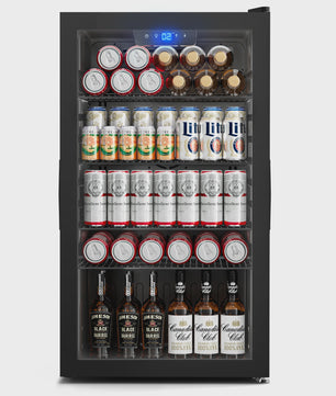 89L Drankenkoelkast met No Frost, Dubbel Glas & Omkeerde Deur - Energieklasse B