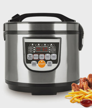 5L Digitale Rijstkoker & Multi-Cooker: Stoom, Soep, Porridge & Meer