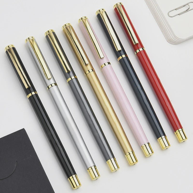 Luxe Metalen Kantoorsets: Stijlvolle Schrijfwaren voor Zakelijk Gebruik (1-7 Stuks)