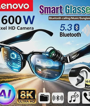 Slimme Zonnebril met AI Vertaling, Bluetooth Muziek & Oproepen - Unisex