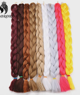 Alororo Jumbo Braids Haarverlenging - 82 Inch Synthetisch Hittebestendig Vlecht Haar