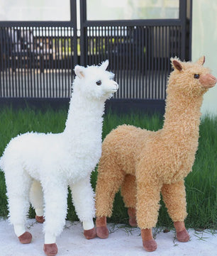 Pluche Alpaca Knuffel - Levensechte Llama Speelgoed in Verschillende Maten (38-140cm)