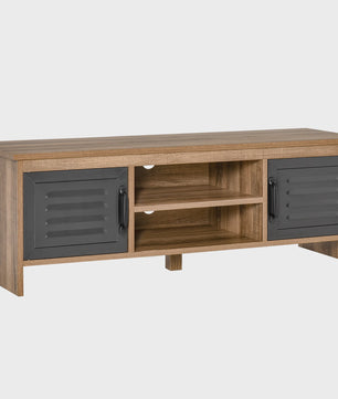 Homcom Tv Cabinet for 42" Televisions with 2 Doors and 2 Shelves 109X35X38Cm