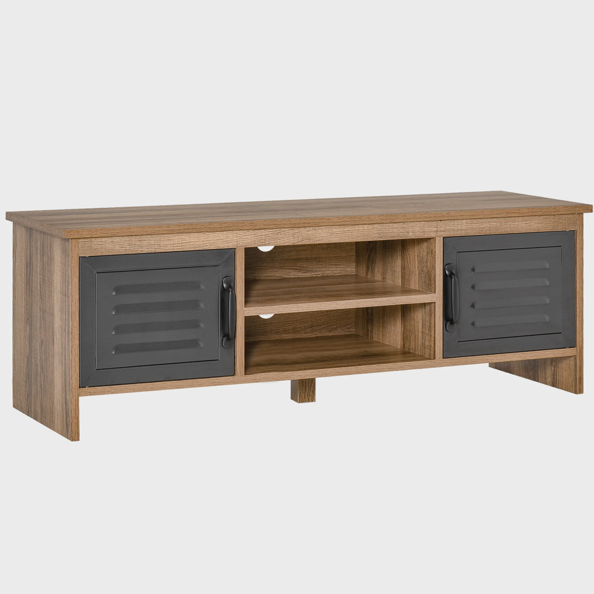 Homcom Tv Cabinet for 42" Televisions with 2 Doors and 2 Shelves 109X35X38Cm