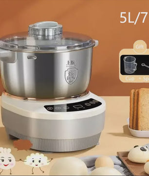 Professionele Deegmenger & Rijsmachine met Fermentatie - 5L/7L Roestvrij Staal