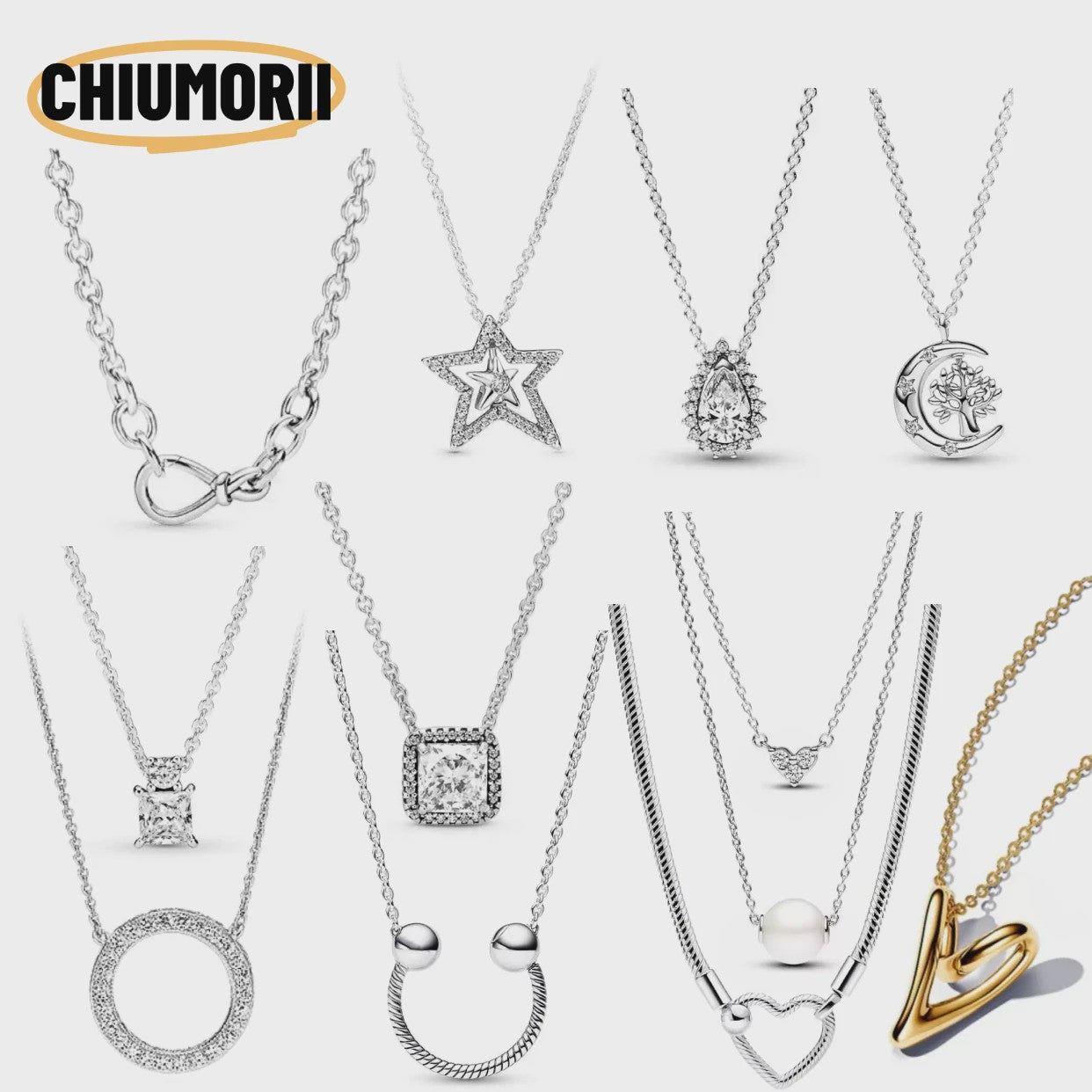 Chique Zilveren Ketting met Hanger: Hart, Zirkonia of Cirkel - DIY Sieraden voor Dames