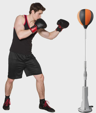 Opblaasbare Bokszak voor Reactie, Precisie & Wendbaarheid - Thuis Fitness & Training
