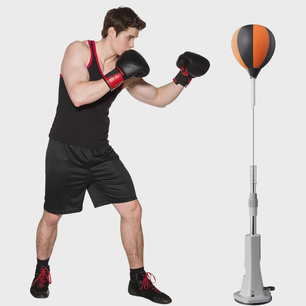 Opblaasbare Bokszak voor Reactie, Precisie & Wendbaarheid - Thuis Fitness & Training