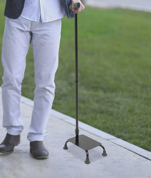 Verstelbare Wandelstok met Trapklimhulp & Hoge Stabiliteit - 150kg Draagvermogen