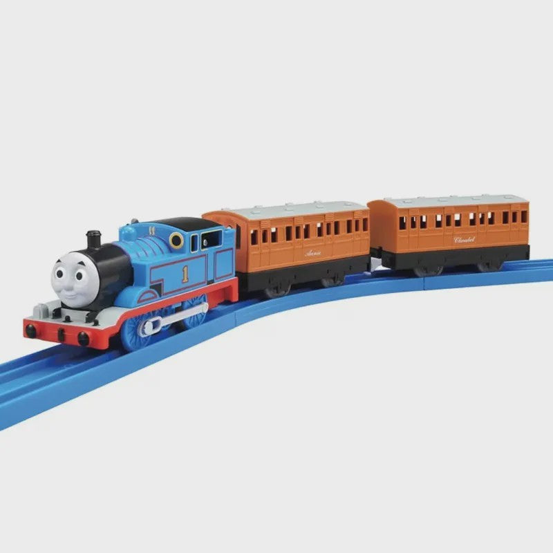 Takara Tomy Tomica TS-01 Thomas Elektrische Trein Speelgoed met Rijtuigen
