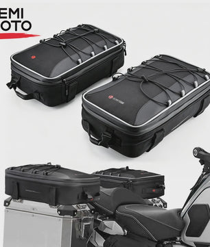 Motorfiets Topcase / Zijtas - 20L Uitbreidbaar - Waterdicht & Robuust