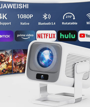 HUAWEISHI X3 Plus 4K Projector: Draagbaar, Android 11, 600 ANSI Lumen, Auto Focus