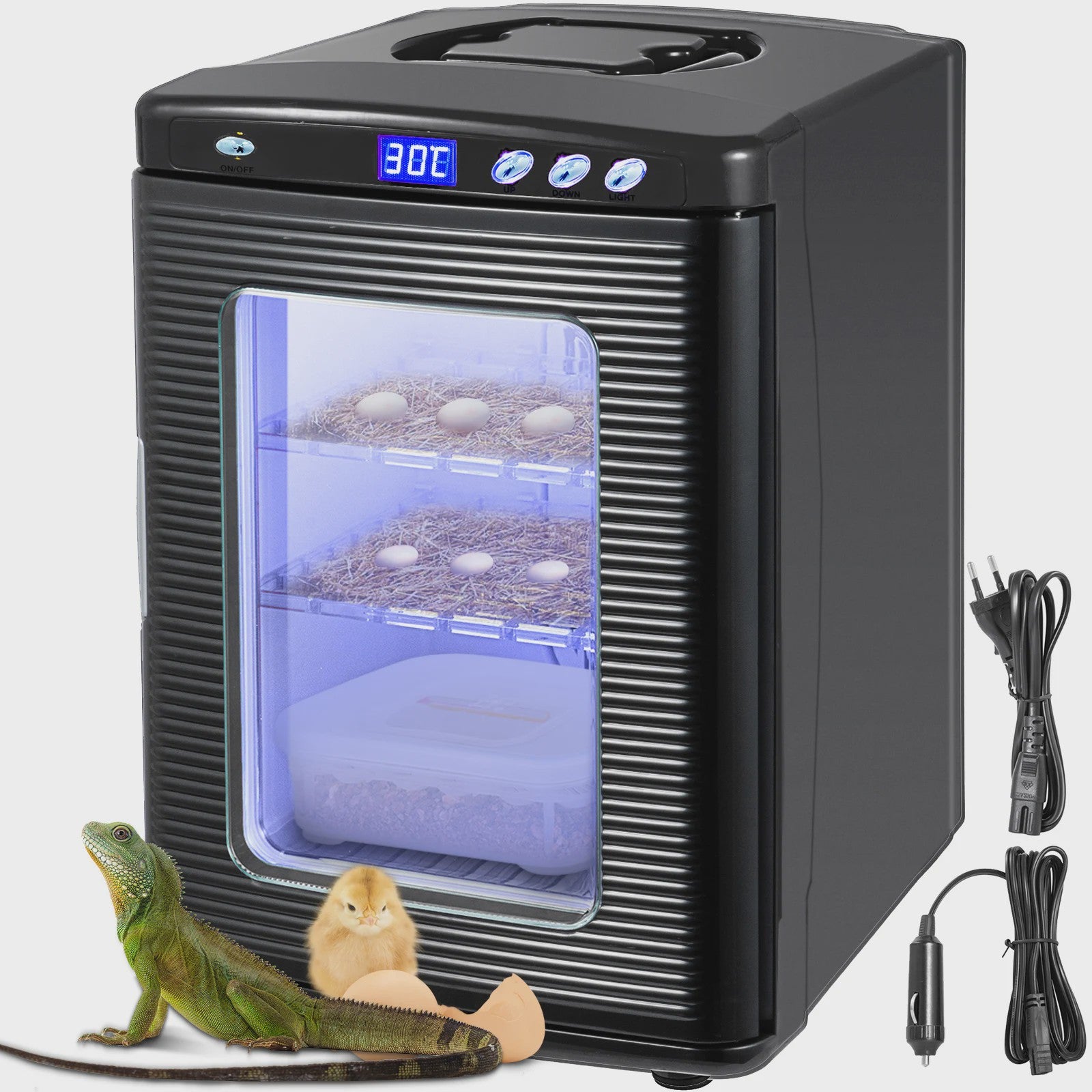 Digitale Reptielen Broedmachine 25L met Koel- en Verwarmingsfunctie (5-60°C)