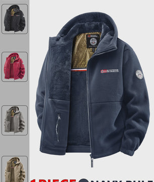 Heren Outdoor Jas met Capuchon - Veelzijdige Winterjas voor Dagelijks Gebruik en Reizen