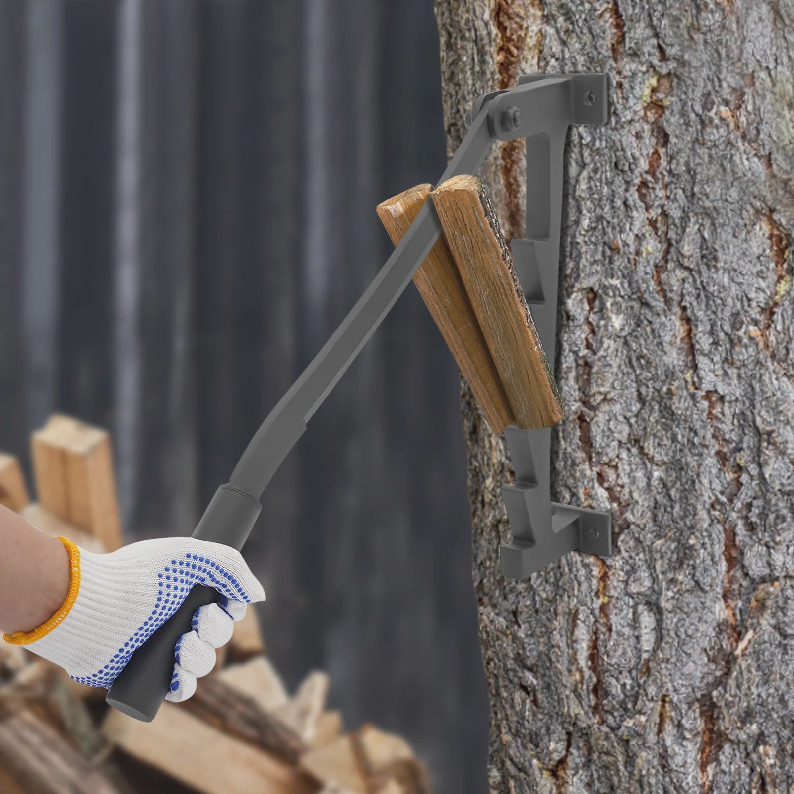 Handmatige Houtklover en Kindling Splijter - Wandmontage, 40.5cm Bladlengte