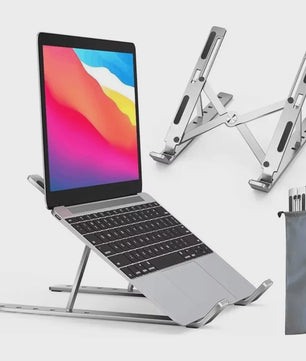 Verstelbare Aluminium Laptopstandaard - Ergonomisch & Koelend