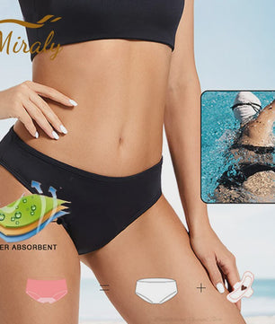 Dames Periode Bikini Broekje - 4 Laags Lekvrij en Absorberend