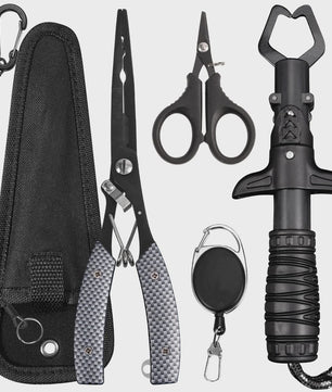Multifunctionele Visset: RVS Pliers, Lijnknipper & Fish Grip - Zoutwaterbestendig