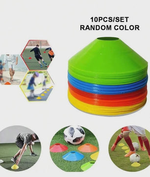 Set Trainingsschijven Kegels voor Voetbal, Basketbal & Sport - Duurzaam & Flexibel