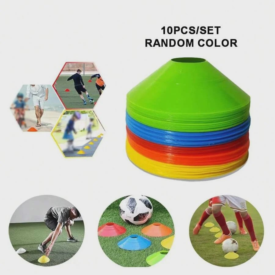 Set Trainingsschijven Kegels voor Voetbal, Basketbal & Sport - Duurzaam & Flexibel