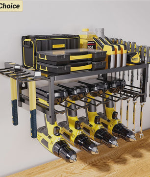Gereedschapsrek Wandmontage - 2/4 Lagen Organizer voor Elektrisch Gereedschap