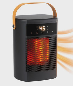 Compacte Keramische Kachel met Thermostaat - Stille Mini Verwarming voor Thuis & Kantoor